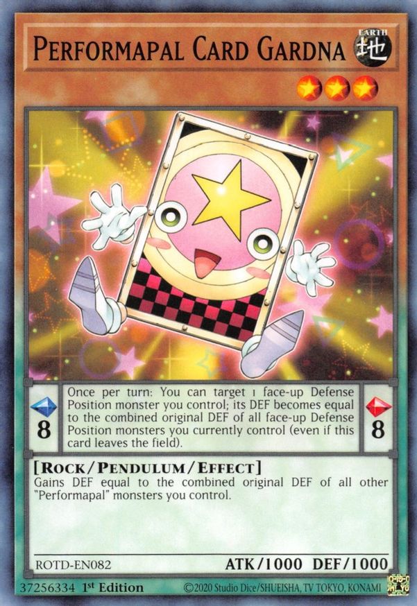 Performapal Card Gardna | ROTD-EN082