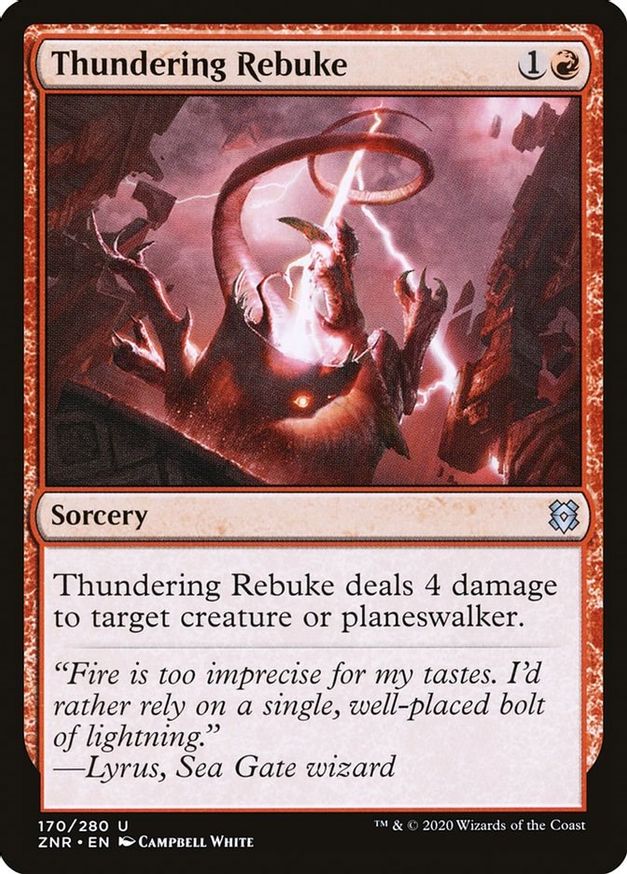 Thundering Rebuke | 170