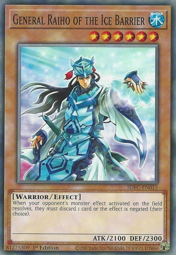 General Raiho of the Ice Barrier | SDFC-EN015