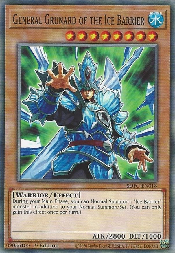 General Grunard of the Ice Barrier | SDFC-EN018