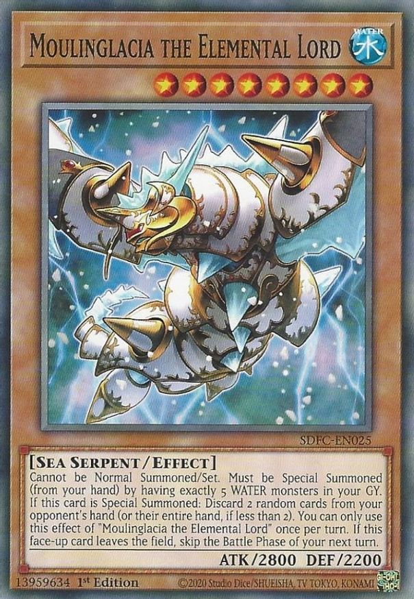 Moulinglacia the Elemental Lord | SDFC-EN025