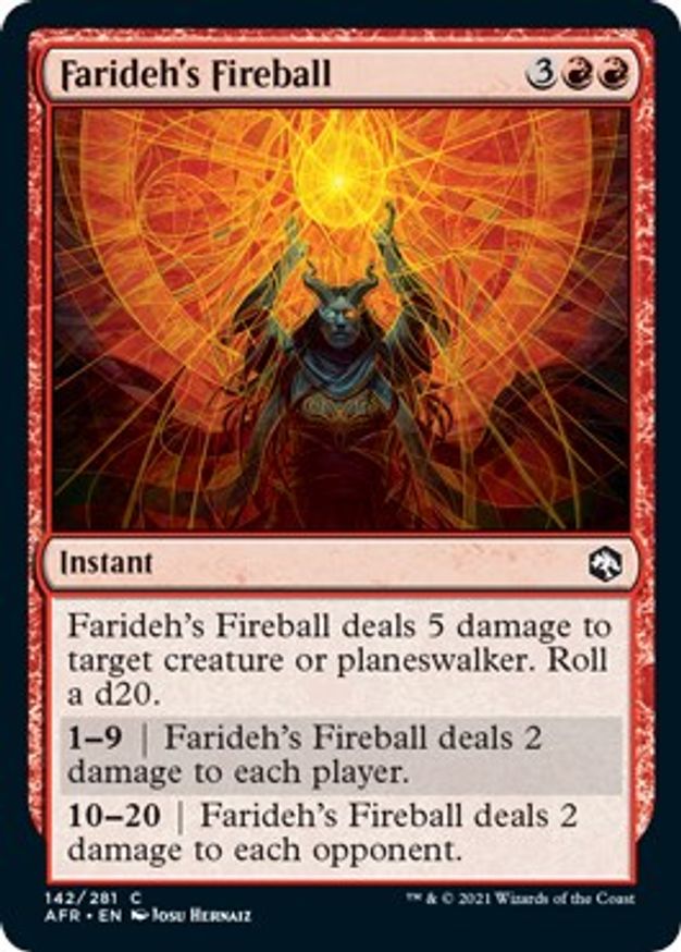 Farideh's Fireball | 142