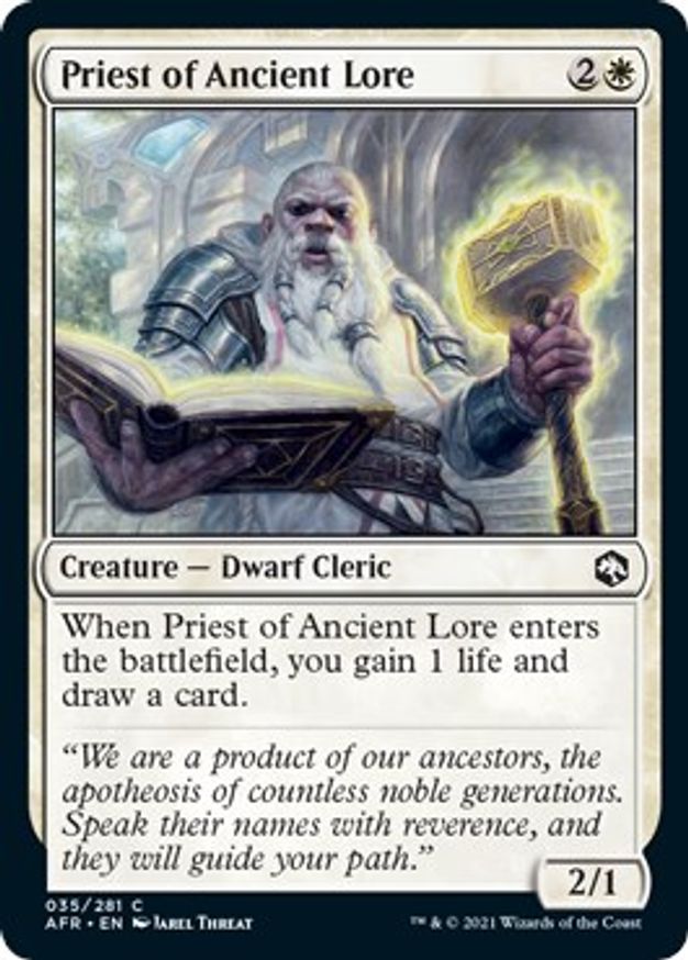 Priest of Ancient Lore | 35