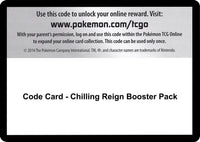 Thumbnail for Code Card - Chilling Reign Booster Pack