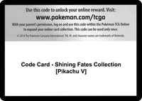 Thumbnail for Code Card - Shining Fates Collection [Pikachu V]