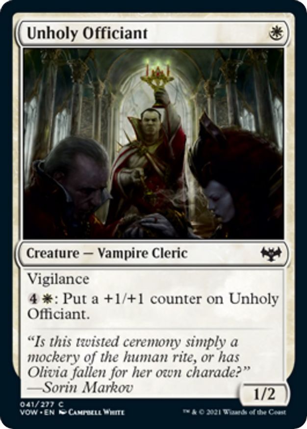 Unholy Officiant | 41