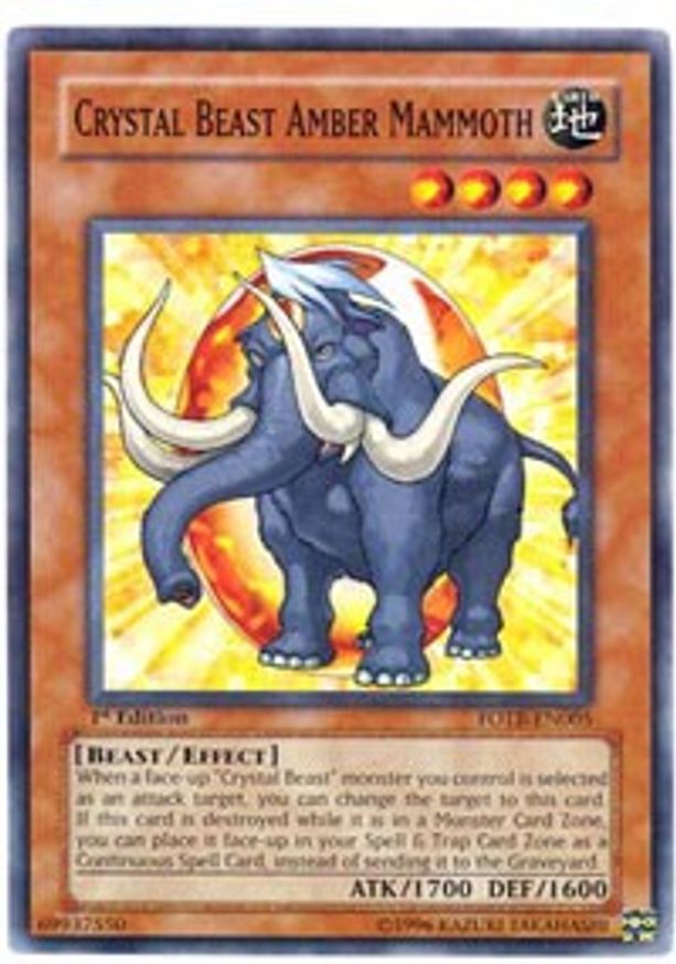 Crystal Beast Amber Mammoth | FOTB-EN005