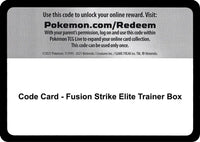 Thumbnail for Code Card - Fusion Strike Elite Trainer Box