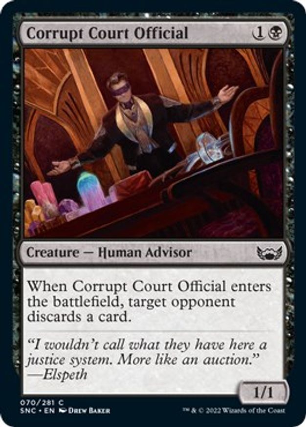 Corrupt Court Official | 70