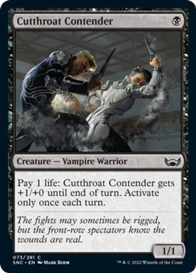 Cutthroat Contender | 73