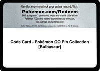 Thumbnail for Code Card - Pokemon GO Pin Collection [Bulbasaur]