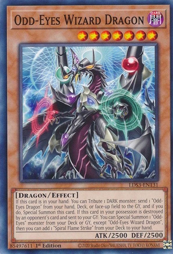 Odd-Eyes Wizard Dragon | LDS3-EN131