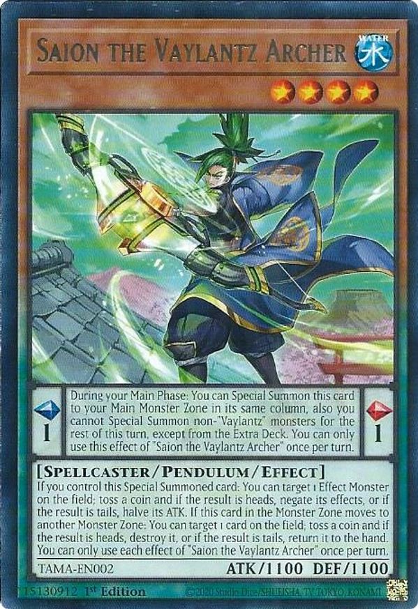 Saion the Vaylantz Archer | TAMA-EN002