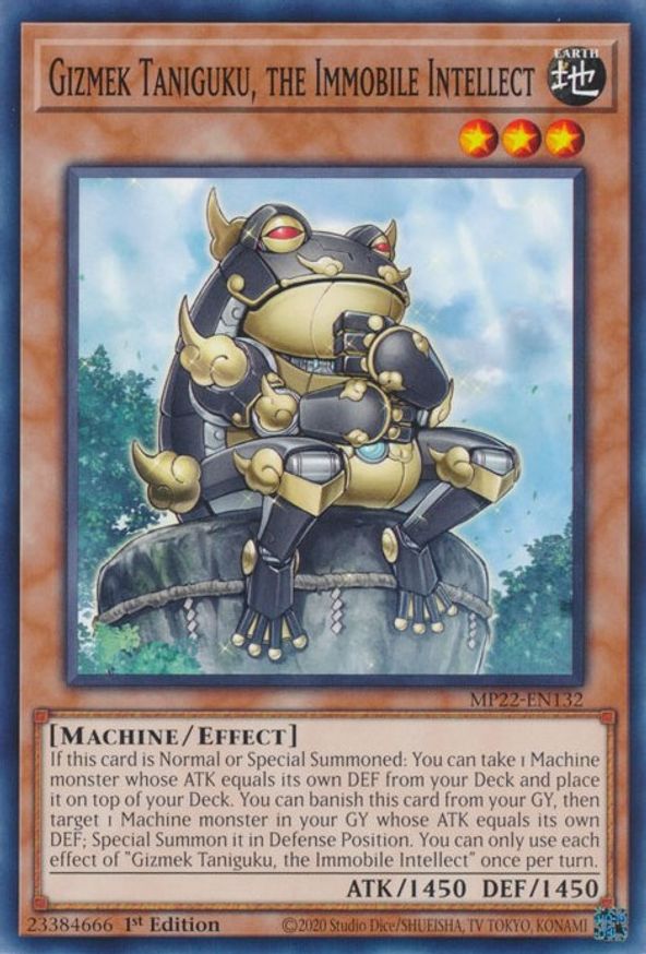 Gizmek Taniguku, the Immobile Intellect | MP22-EN132