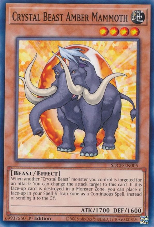 Crystal Beast Amber Mammoth | SDCB-EN005