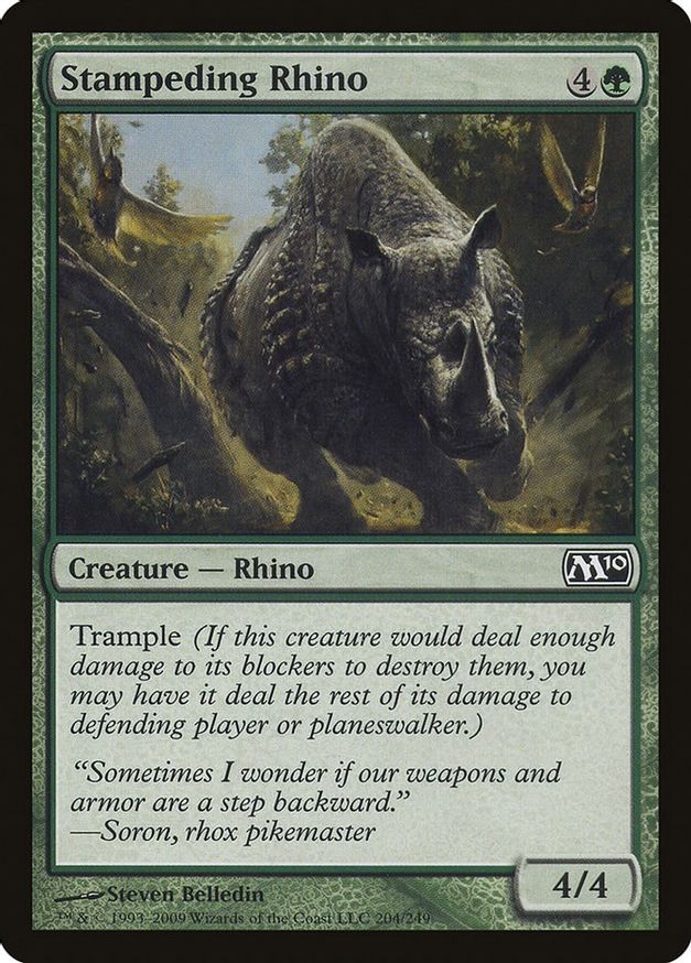 Stampeding Rhino | 204