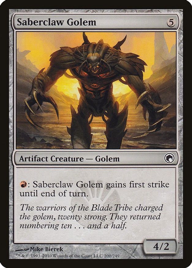 Saberclaw Golem | 200