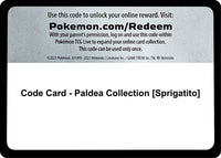 Thumbnail for Code Card - Paldea Collection [Sprigatito]