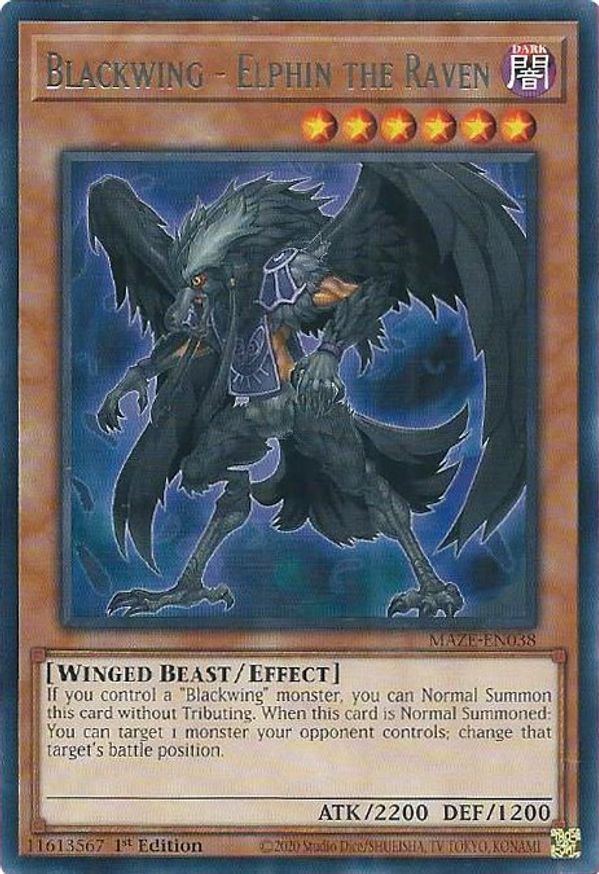 Blackwing - Elphin the Raven | MAZE-EN038