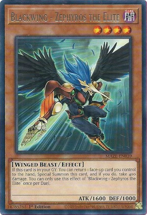 Blackwing - Zephyros the Elite | MAZE-EN039