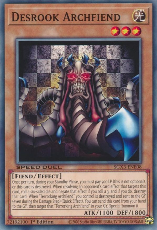 Desrook Archfiend | SGX3-ENE08