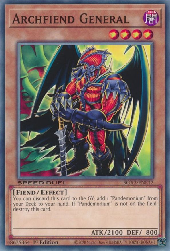 Archfiend General | SGX3-ENE12