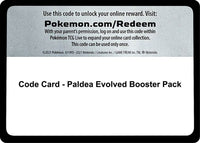 Thumbnail for Code Card - Paldea Evolved Booster Pack