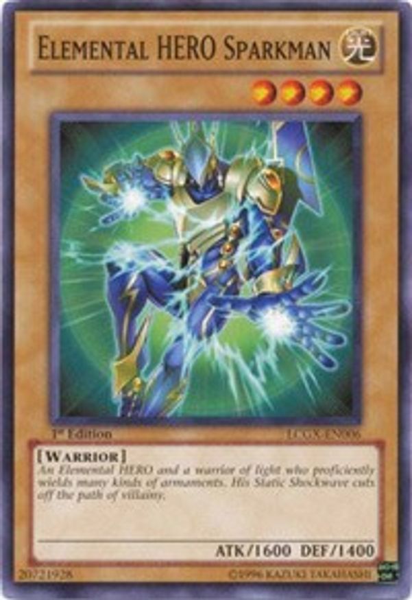 Elemental HERO Sparkman | LCGX-EN006