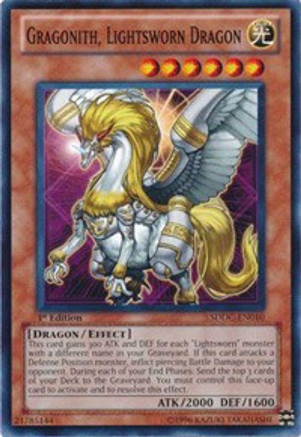 Gragonith, Lightsworn Dragon | SDDC-EN010