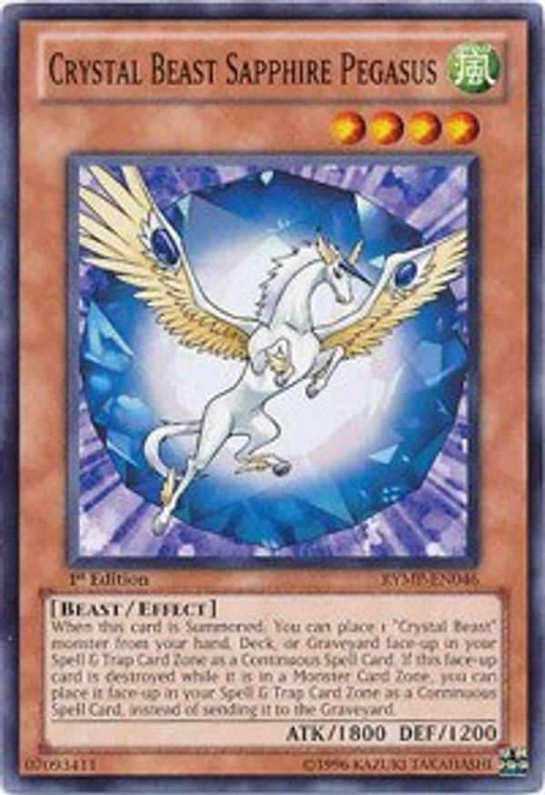 Crystal Beast Sapphire Pegasus | RYMP-EN046