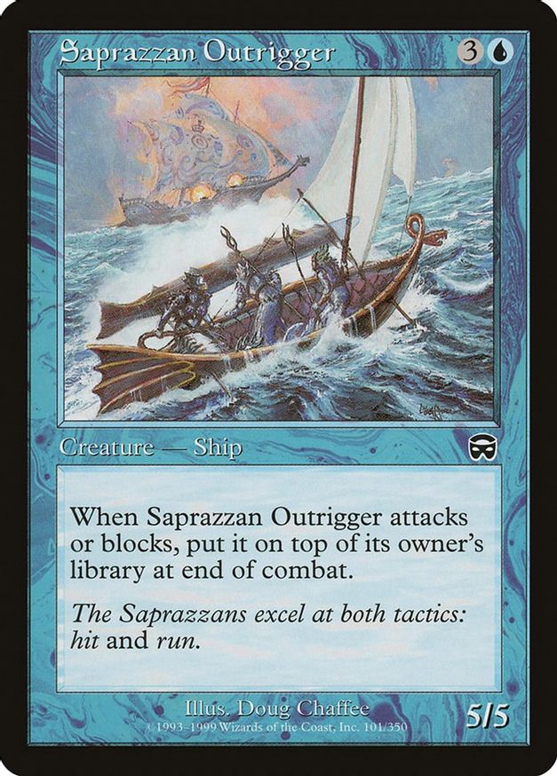 Saprazzan Outrigger | 101