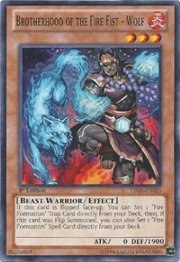 Brotherhood of the Fire Fist - Wolf | LTGY-EN026