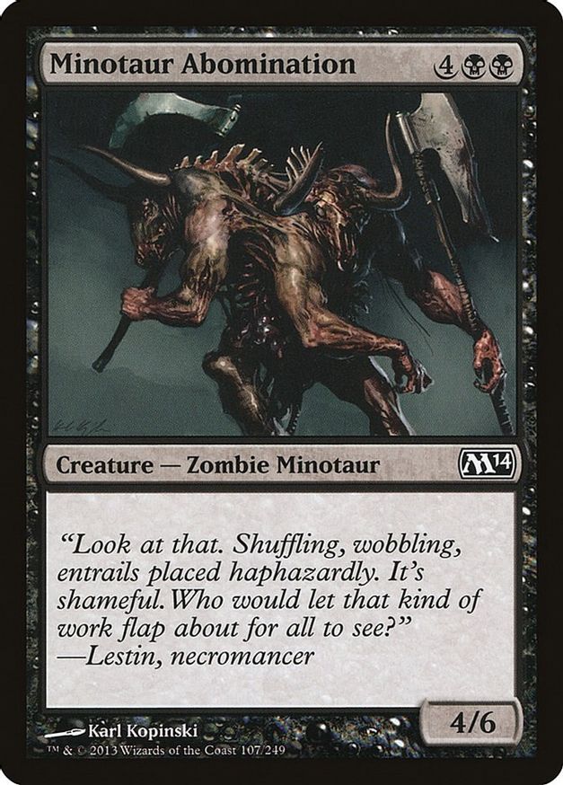 Minotaur Abomination | 107