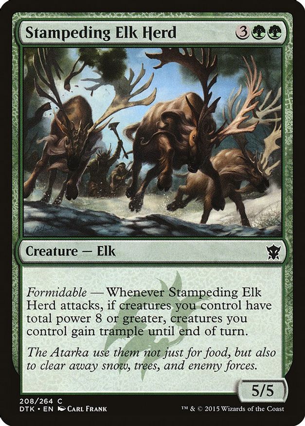 Stampeding Elk Herd | 208