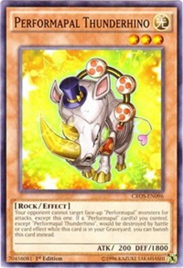 Performapal Thunderhino | CROS-EN096